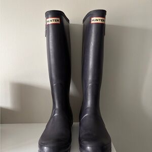 Hunter Purple Tall Rain Boots